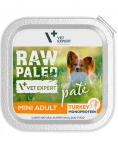 VETEXPERT toit Raw Paleo Pate Adult Mini kalkunipasteet v&auml;ikestele t&auml;iskasvanud koertele.