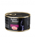 DOLINA NOTECI Premium T&uuml;rgi rikka m&auml;rg toit kassidele 185 g