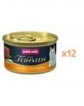 ANIMONDA Vom Feinsten Mousse kanaga ja k&uuml;&uuml;likuga 12x85g kasside toit