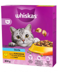 WHISKAS Sucha Steril Kana 800g