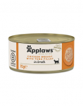APPLAWS Cat Adult Chicken with Tuna in Broth kanafilee ja tuunikala puljongis 70 g
