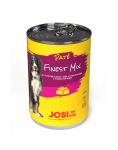 JOSERA JosiDog Finest Mix Pate &ndash; 4 liiki liha sisaldav pasteet, 6x400 g, t&auml;iskasvanud koertele