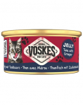VOSKES Jelly Tuna with Grouper 6x85 g 100% tuunikala ja viinamarjadega želatiinis, kasside t&auml;iendav toit