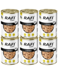 RAFI Classic Kana 6x1240 g m&auml;rg toit koertele k&otilde;igi t&otilde;ugude jaoks