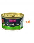 ANIMONDA Vom Feinsten Mousse kalkuni ja faasaniga 6x85 g kasside jaoks