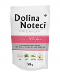 DOLINA NOTECI Premium Koertele m&otilde;eldud veiseliha ja roheliste hernestega toit 10x500 g