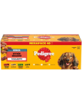 PEDIGREE Senior Maitsevalikute Geelis, 40 x 100 g m&auml;rg toit vanematele koertele