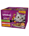 WHISKAS Adult Tasty Mix Chef's Choice kastmes 24x85 g t&uuml;kki veise-, l&otilde;he-, kana- ja kalkuniliha, kana ja tursaga t&auml;iskasvanud kassidele