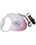 FLEXI Glam Splash Pink S Teip 3m valge