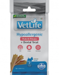 FARMINA Vet Life Dental Treat Hypoallergenic Pork Mini 60 g (7 szt) hambaravipreparaadid v&auml;ikestele koerat&otilde;ugudele