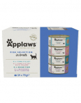 APPLAWS Cat Adult Fish Selection Multipak in Broth 24x70 g segad erinevaid kalamaitseid puljongis