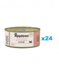 APPLAWS Cat Filet Tuunikala l&otilde;hega puljongis 24x70 g