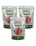 SIMPLY FROM NATURE Meat Strips Veiseliha ribad koertele 3x80 g