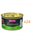 ANIMONDA Vom Feinsten Mousse kalkuni ja faasaniga 24x85 g kasside toit