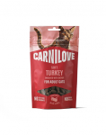CARNILOVE Soft Snack Cat Turkey 50 g kalkuni ja kassi&uuml;rdiga, pehmed maiustused kassidele