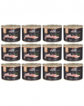 PAN MIĘSKO Kalkun ja k&uuml;&uuml;lik &ndash; m&auml;rg kassitoit, 12 x 200 g