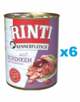 RINTI Kennerfleisch Ham koos singiga 6x400 g