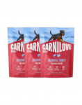 CARNILOVE Active Dog Salmon & Turkey Adult Small Breeds 3x1,5 kg l&otilde;he ja kalkun, t&auml;iskasvanud v&auml;ikeste t&otilde;ugude koertele