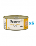 APPLAWS Cat Adult Chicken Breast in Jelly m&auml;rgtoit kassidele 6 &times; 70 g Kanafilee tarretises