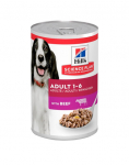HILL'S Science Plan Canine Adult Beef 12x370 g t&auml;iskasvanud koertele, veiselihaga