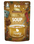 BRIT Care Cat Christmas Soup Turkey 3x75g kassidele m&otilde;eldud kalkuni- ja k&ouml;&ouml;giviljasupp