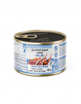 SUPER RAFI Mini Pure Line 2 maitset sisaldav segu bataatidega, 6x185 g, m&auml;rgtoit v&auml;ikestele koerat&otilde;ugudele