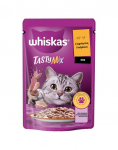 WHISKAS Adult kotike 85g m&auml;rgtoit t&auml;iskasvanud kassidele lambaliha ja kalkuniga kastmes
