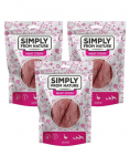 SIMPLY FROM NATURE Meat Strips Liharibad Haneliharibad koertele 3x80 g