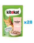 KITEKAT L&otilde;he kastmes 28x85 g t&auml;iskasvanud kassidele