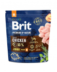 BRIT Premium By Nature Junior Medium M Chicken 1 kg