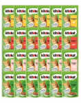 KITEKAT Maitsete segu kastmes 24x85 g t&auml;iskasvanud kassidele kana, veiseliha, l&otilde;he ja k&uuml;&uuml;likuga