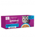 WHISKAS T&auml;iskasvanud Kalatoidud 80x85g m&auml;rg t&auml;istoit t&auml;iskasvanud kassidele želees