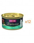 ANIMONDA Vom Feinsten Mousse kana ja tuunikala 12x85g kassitoit