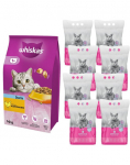 WHISKAS Steriilne 14kg + ARISTOCAT PREMIUM silikoonist l&otilde;hnatu allapanu 8x3.8l