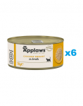 APPLAWS Cat Adult Chicken Breast kanarind 6x70 g