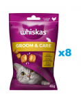 WHISKAS Healthy Shine 8x45g kana maiuspalad kassidele