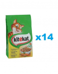 KITEKAT kuivtoit kassidele kana ja k&ouml;&ouml;giviljadega 14x300g