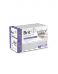 BRIT Veterinary Diet Grain Free Gastrointestinal Cat Fillets in Gravy Lamb 12x85g kassidele, kellel on gastroenteroloogilised probleemid