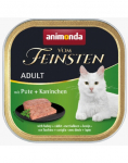 ANIMONDA Vom Feinsten Klassikaline konserv kassidele kalkuni ja k&uuml;&uuml;likulihaga 100 g