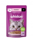 WHISKAS Adult kotike 85g m&auml;rja kassitoidu kastmes l&otilde;hega