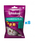 WHISKAS Energy and Vitality 8x45 g kana maiuspala kassidele