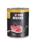 PAN MIĘSKO Sealiha lamb with pork wet food for dogs 800 g