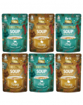 BRIT Care Cat Christmas Soup Mix maitsed 6x75g supp veise ja k&ouml;&ouml;giviljadega, kalkuni ja k&ouml;&ouml;giviljadega kassidele