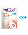 KATTOVIT Feline Diet Niere/Renal kalkun 24 x 85 g Neerufunktsiooni toetamine kroonilise neerupuudulikkuse korral
