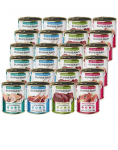 RAFI Super Mix 4 maitset 24x800g pasteet koertele