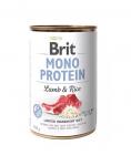 BRIT Mono Protein Lamb & Rice 12x400 g &uuml;he valguallikaga toit lambaliha ja riisiga