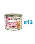 ANIMONDA Karma Carny Adult komplekt kalkuni, kanaliha ja krevettidega 12 x 200 g