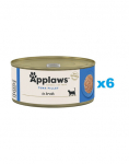 APPLAWS Cat Adult Tuunikala filee puljongis 6x70 g