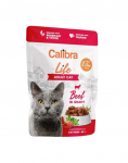 CALIBRA Cat Life Pouch Adult Beef in gravy 85 g veiseliha kastmes kassidele