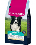 EUKANUBA Adult Medium Breeds Chicken 15 kg kuivtoit keskmise t&otilde;u koertele, rikkalik v&auml;rske kana